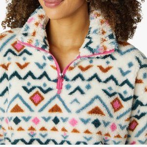 Eddie Bauer Women's Ultra Soft Fleeze 1/4 Zip Long Sleeve Pullover